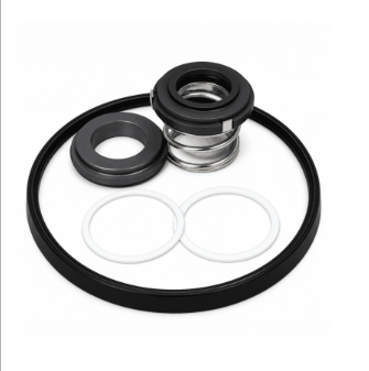 Selo mecânico CR 218 D/F de 1½ polegada (38,1 mm) para bombas sanitárias Tri-Clover, Alfa Laval e Reginox, fabricado com carvão, Viton e aço inox 316.