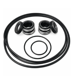 Kit de reparo para bomba submersível KSB Amarex KRTE 80-251/164XG, com dois selos mecânicos de 33 mm e jogo completo de anéis de vedação.